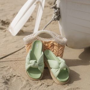 MIA SHOES mint sandals